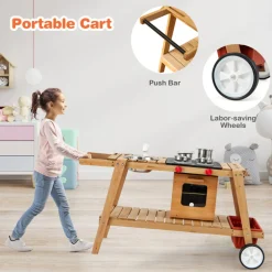 GoPlus (Costway) Kids Play Trolley with Sun Proof Umbrella