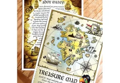 UPM Global LLC Kid's Pirate Treasure Chest