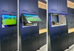 ParallelAV Inc Kitchen Cabinet Door SMART TV