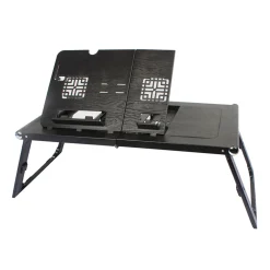 Sharper Image Laptop and Tablet Tray with Built-In Charger by
