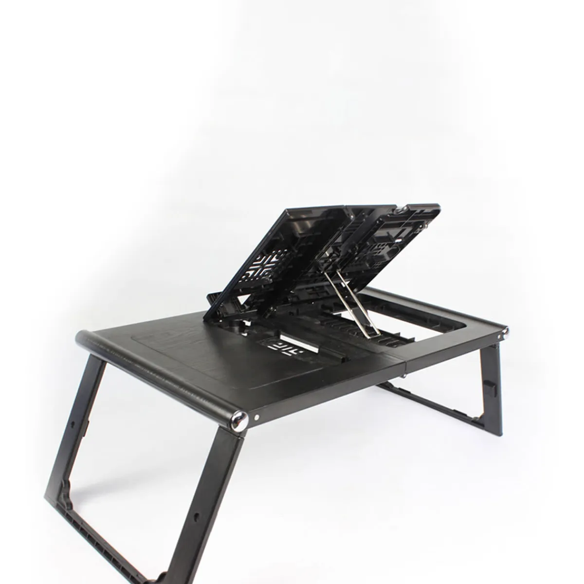Sharper Image Laptop and Tablet Tray with Built-In Charger by