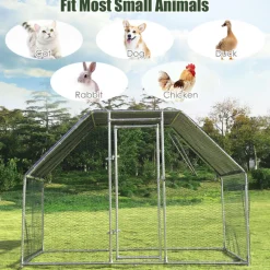 GoPlus (Costway) Large Walk In Chicken Run Cage