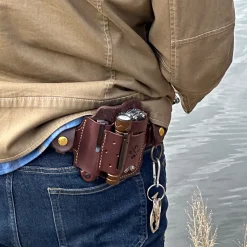 1791 Outdoor Lifestyle Group, LLC Leather Multitool Action Snap Belt Sheath