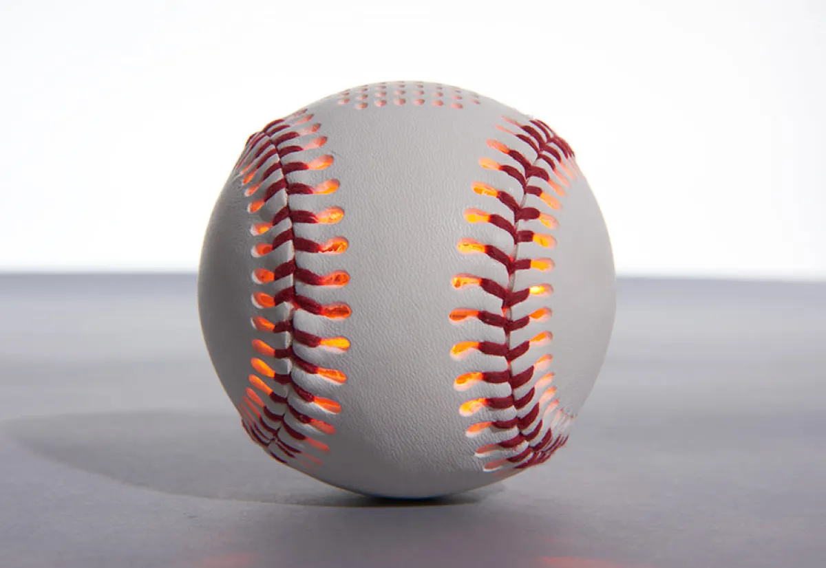 Sharper Image LED Baseball Bluetooth Speaker