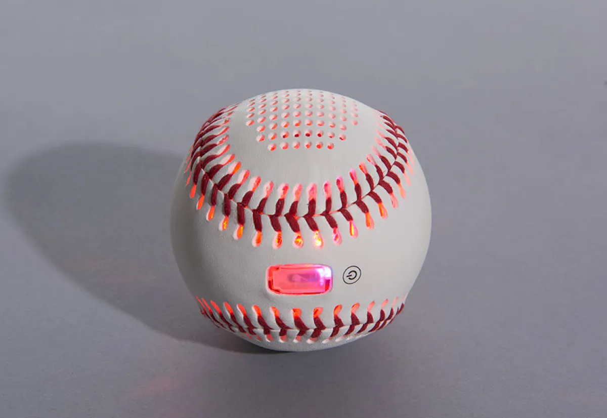 Sharper Image LED Baseball Bluetooth Speaker