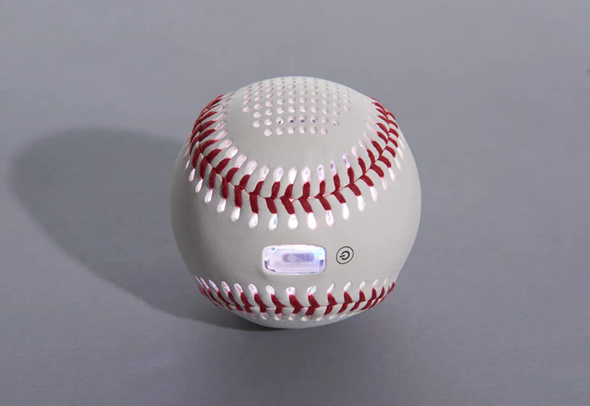 Sharper Image LED Baseball Bluetooth Speaker