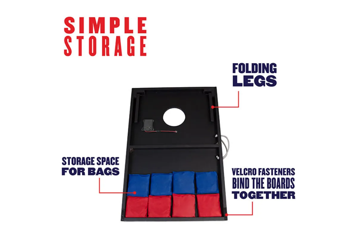 Sharper Image LED Cornhole