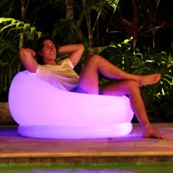 B u0026 D Group LED Inflatable Chair