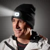Sharper Image LED Light Up Beanie by
