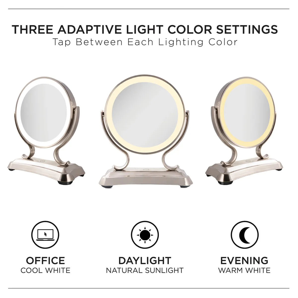 Zadro Inc LED Lighted Glamour Makeup Mirror