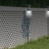 Maxsa Innovations LED Solar Fence Lights (4-Pack)