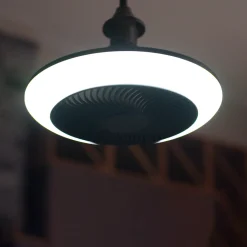 Sharper Image Light Socket Fan and Light