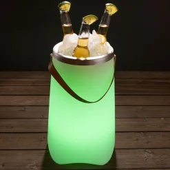 The World Trade Corporation Lighted Wine Bucket and Speaker