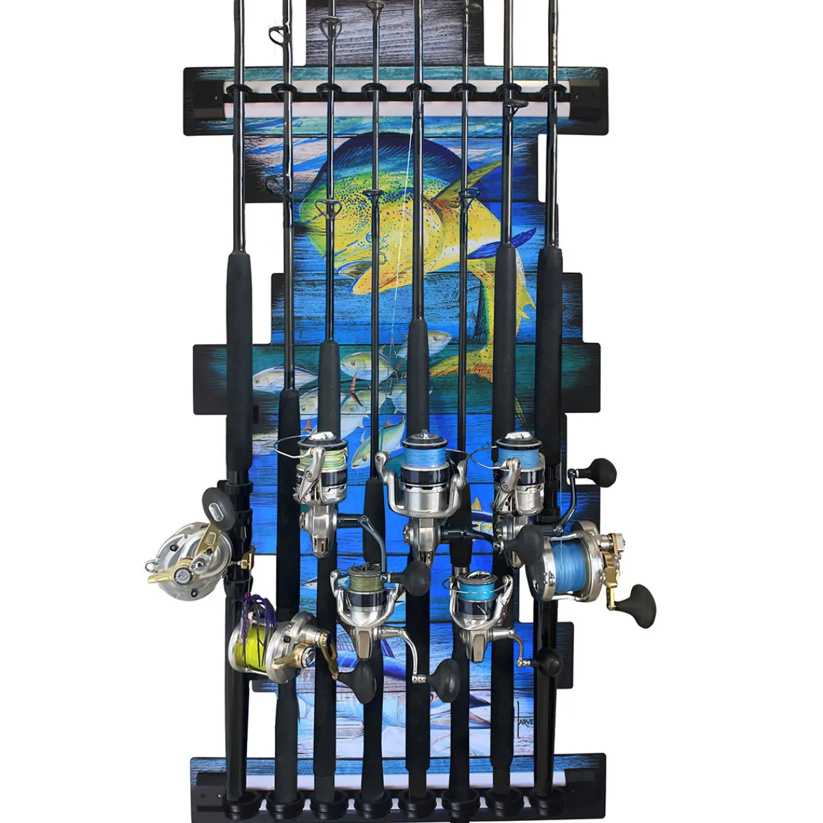 ReelSonar Inc Mahi 8 Fishing Rod Rack