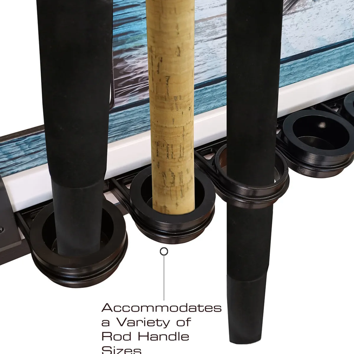 ReelSonar Inc Mahi 8 Fishing Rod Rack