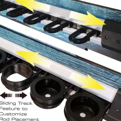 ReelSonar Inc Mahi 8 Fishing Rod Rack