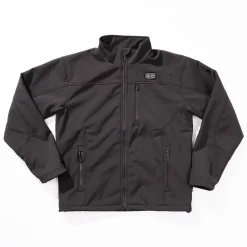 Sharper Image Men's Rechargeable Heated Softshell Jacket by