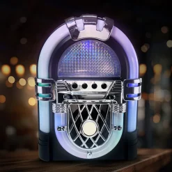 Sharper Image Mini Desktop Jukebox Bluetooth Speaker