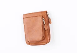 Kingport Industries, LLC Minimalist Zippered RFID Front Pocket Wallet