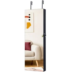 Sy Kessler Sales Mirrored Jewelry Cabinet Organizer