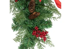 Gordon Companies Inc Mixed Cedar and Pine Christmas Chair Back Swags (Set of 2)