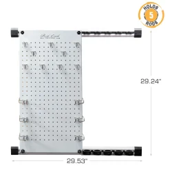 ReelSonar Inc Modular 5 Fishing Rod Rack and Tackle Organizer