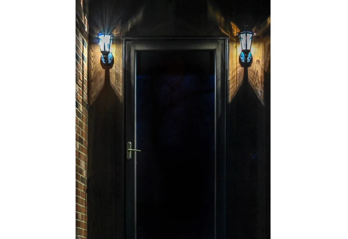 Teleshop Inc. Motion Activated Outdoor Wall Sconces (2-Pack)
