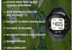 Kertec LLC Multi-Functional GPS Golf Watch