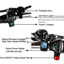 Sharper Image NAKTO Camel Electric Bike