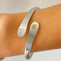 Hollywood Sensation Ocean Wave Engraved Bracelet