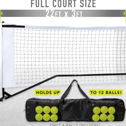 FRANKLIN SPORTS Official Size Pickleball Net Set