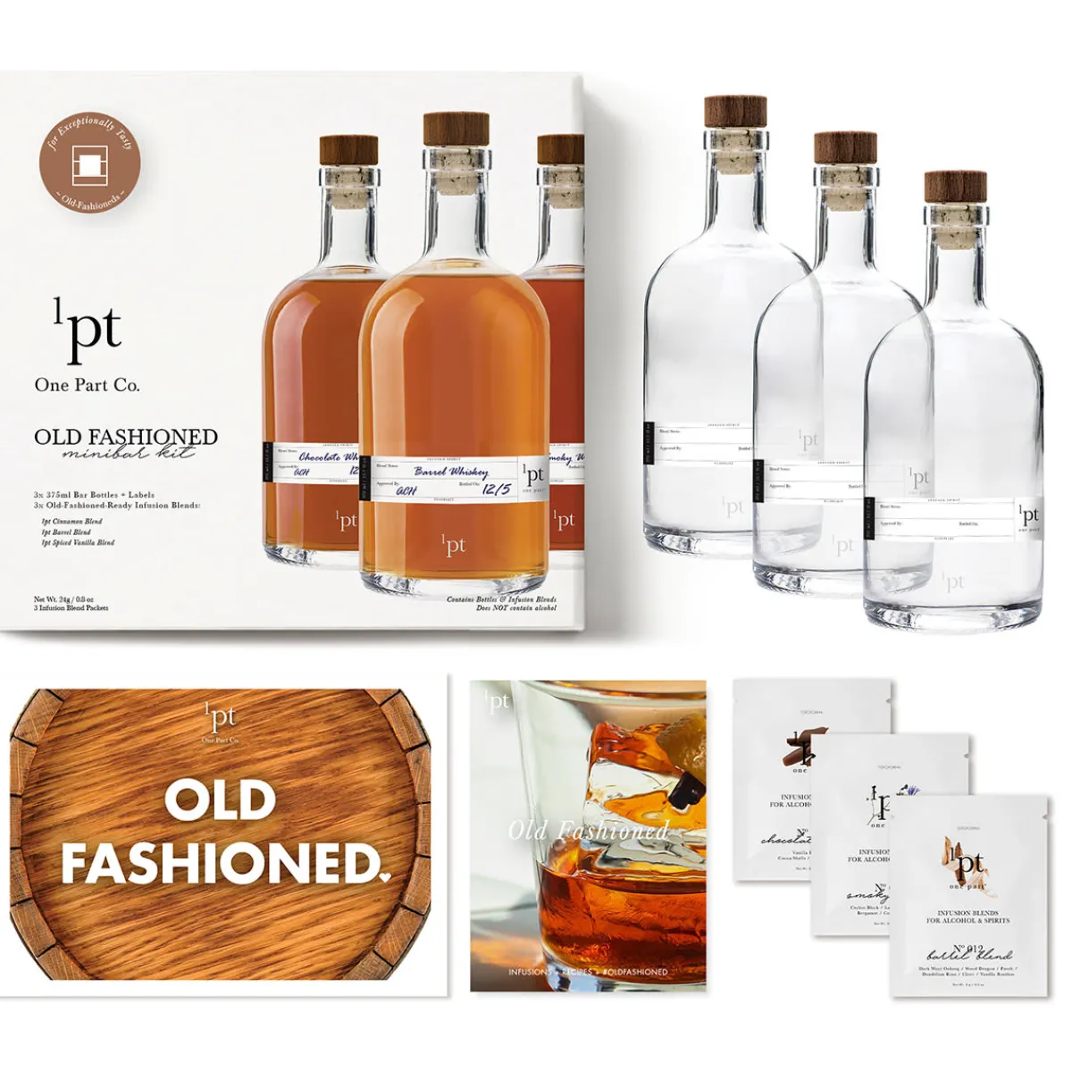 One Part Holdings, Inc Old Fashioned Mini Bar Kit