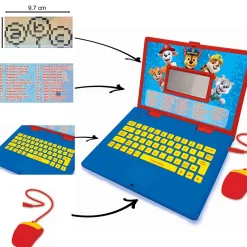 LEXIBOOK AMERICA INC Paw Patrol Bilingual Talking Educational Laptop