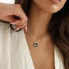 Moonglow LLC Personalized Choose Your Moon Phase Charmed Simplicity Necklace