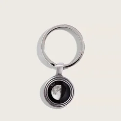 Moonglow LLC Personalized Choose Your Moon Phase Regio Keychain