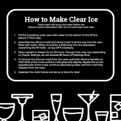 Astec Designs LLC Personalized Clear Sphere Ice Cube Maker