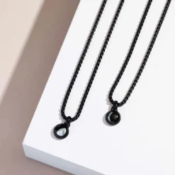 Moonglow LLC Personalized Engraved Choose Your Moon Phase Orion Necklace
