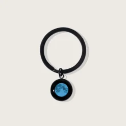 Moonglow LLC Personalized Engraved Choose Your Moon Phase Memory Keychain