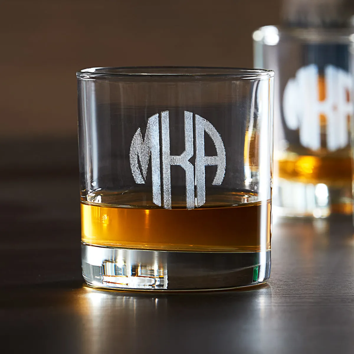 Astec Designs LLC Personalized Engraved Whiskey Glasses (Set of 4)