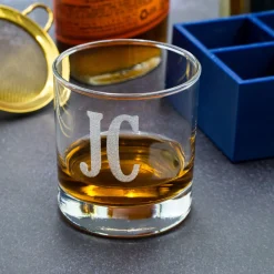 Astec Designs LLC Personalized Engraved Whiskey Glasses (Set of 4)