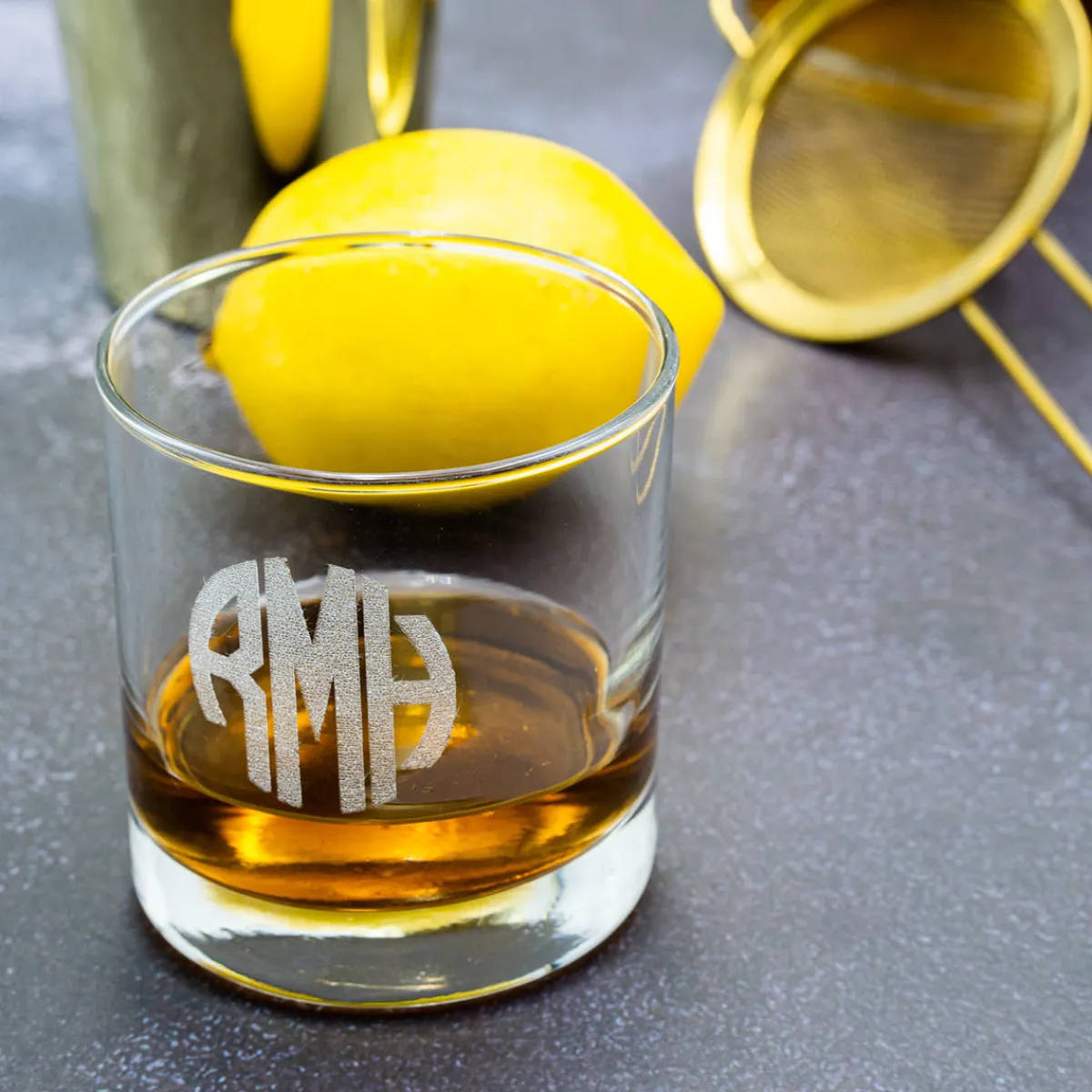 Astec Designs LLC Personalized Engraved Whiskey Glasses (Set of 4)