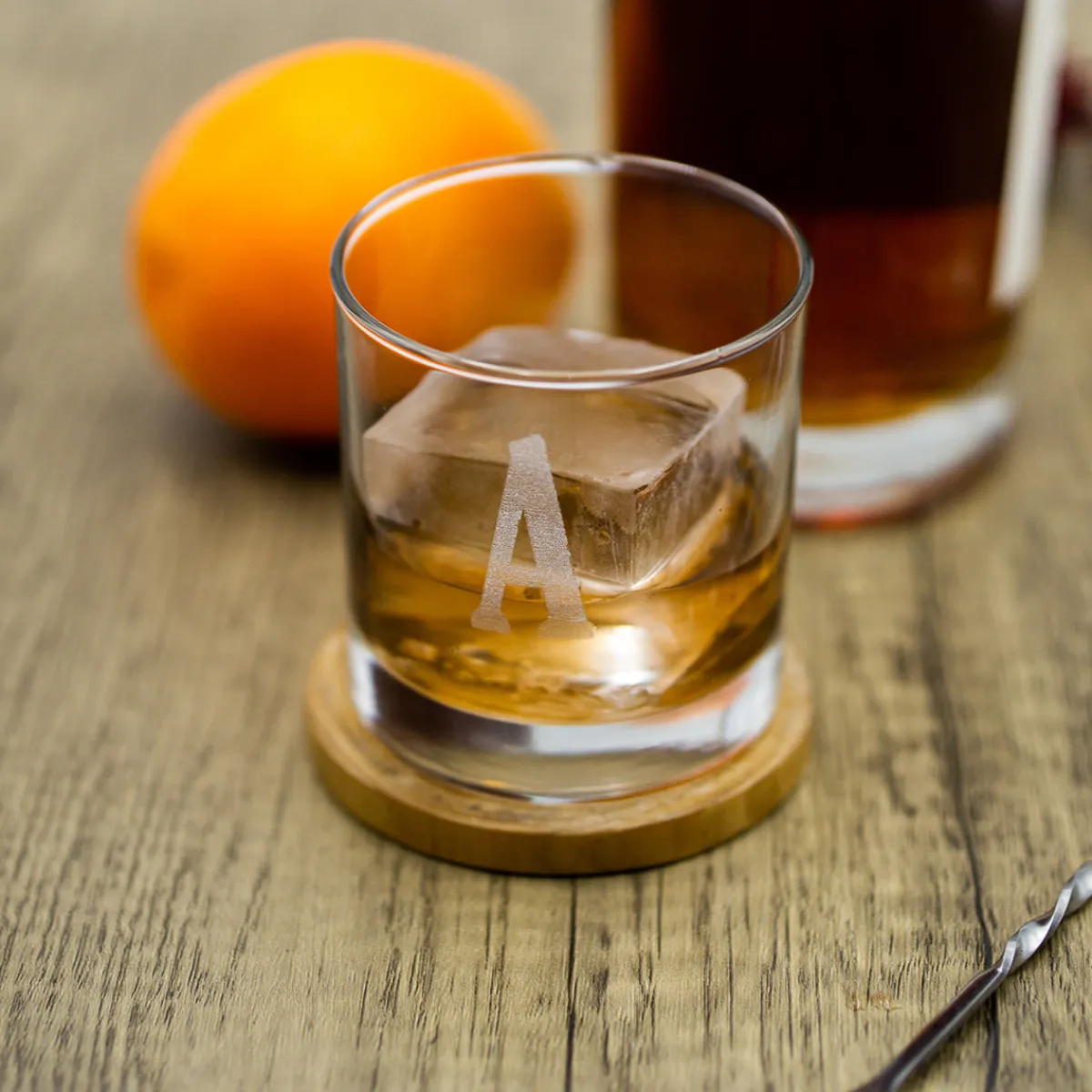 Astec Designs LLC Personalized Engraved Whiskey Glasses (Set of 4)