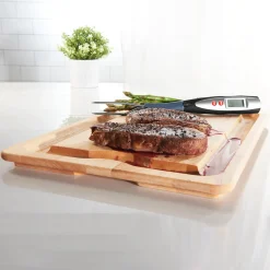 Sharper Image Personalized Maple BBQ Carving Board