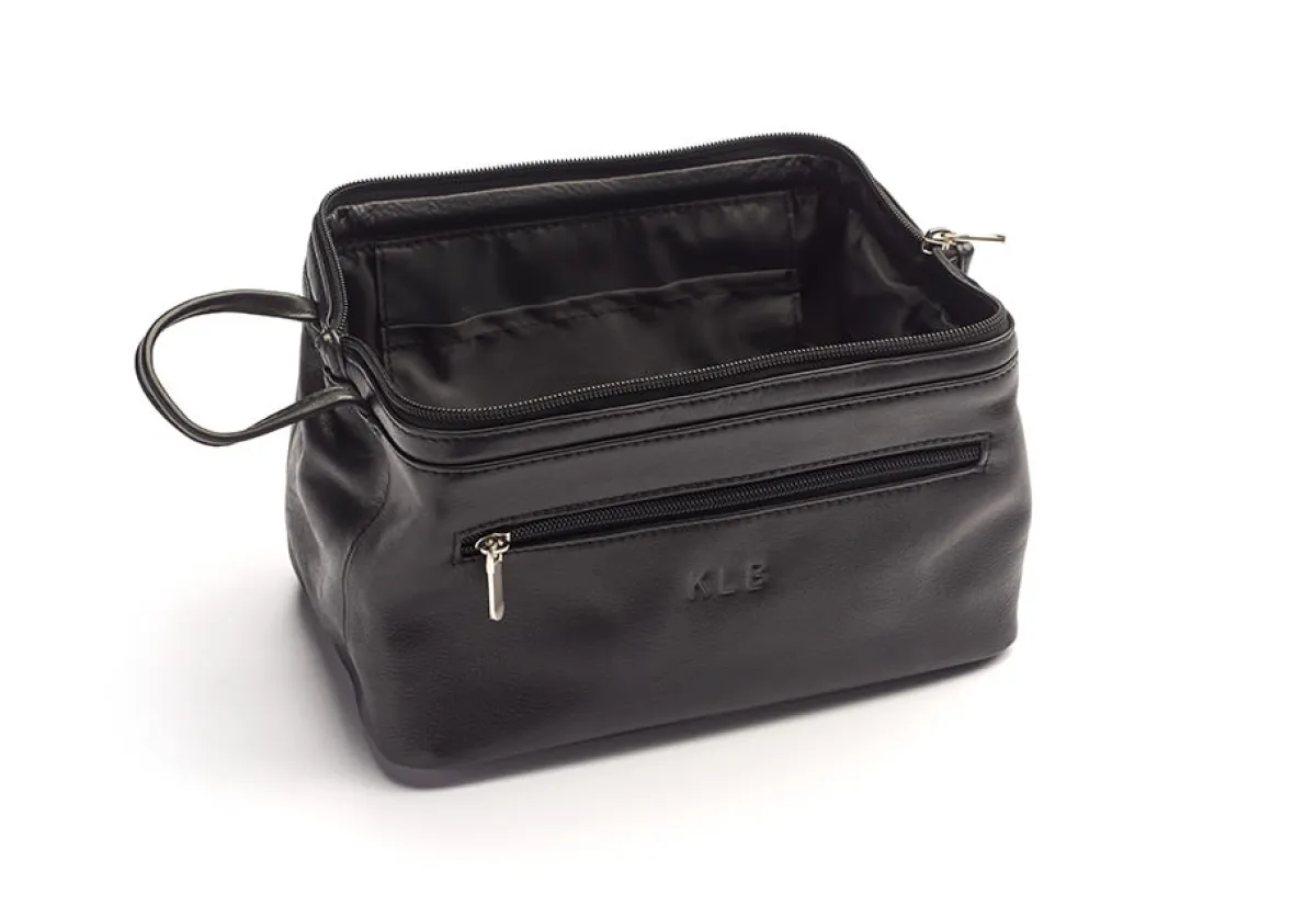 Emporium Leather Co. dba Royce Leather Personalized Widemouth Toiletry Bag