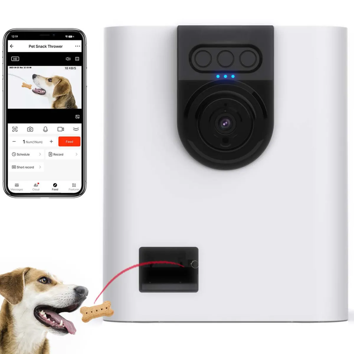 Ewbank LLC Pet Camera Treat Dispenser