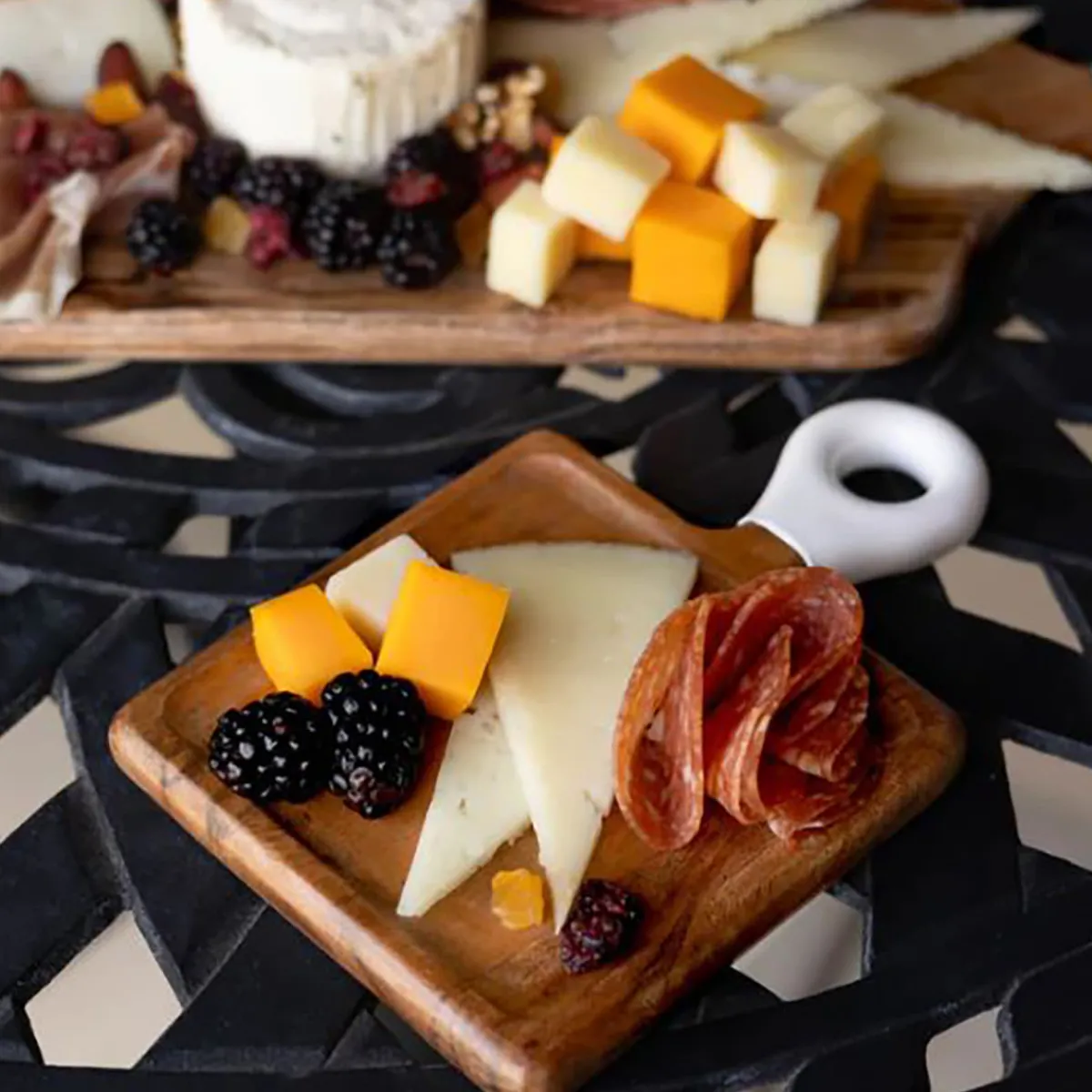 Widgeteer Inc. 9-Piece Acacia Wood Charcuterie Board Set