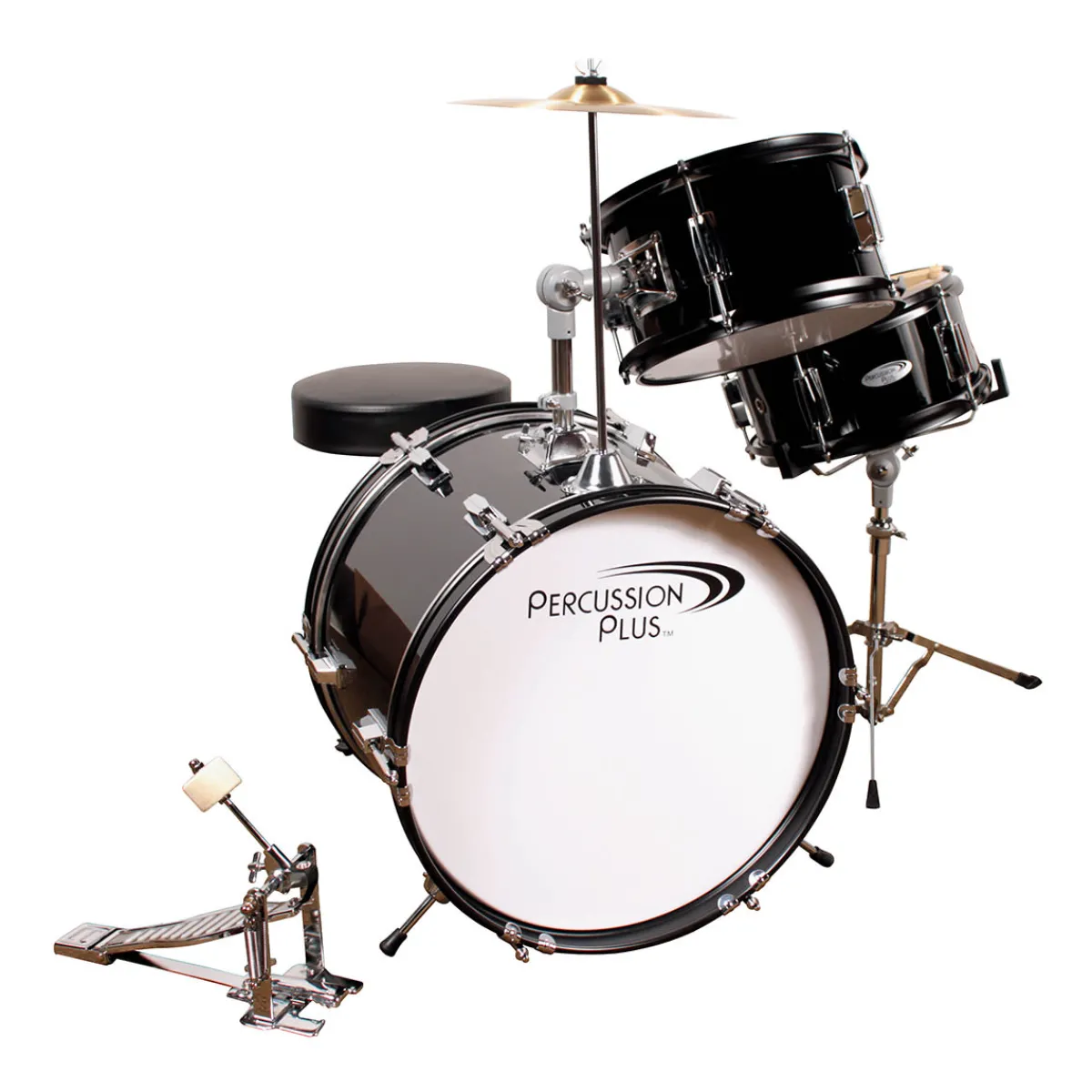 Hal Leonard 3-Piece Junior Drum Set with Cymbal and Throne
