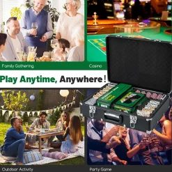 GoPlus (Costway) 600-Piece Poker Chip and Game Set