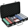 John Hansen Co. 300-Piece Poker Chip Set With Carrying Case