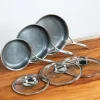 Livwell Brands LLC 6-Piece Stainless Hybrid Nonstick Cookware Set